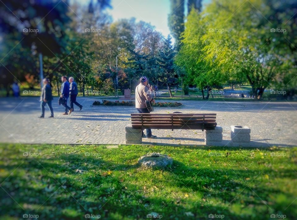 Street musician уличный