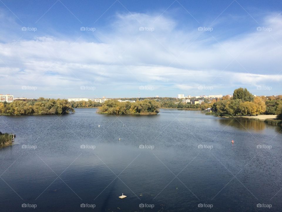 Sviyaga river in Russia