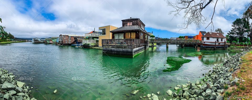 Sausilito is one of the most beautiful places with strange houses lining it I’ve had the experience to visit. 