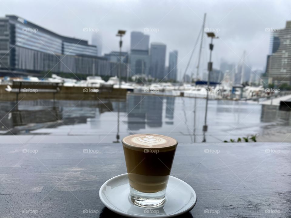 Rainy coffee