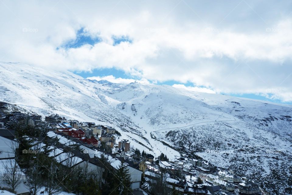 Mountains#snow#view