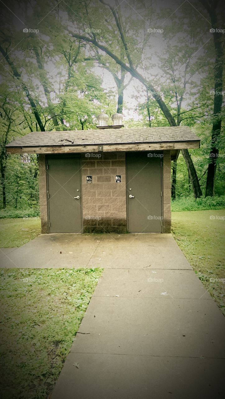Outhouse. Outhouse in a state park