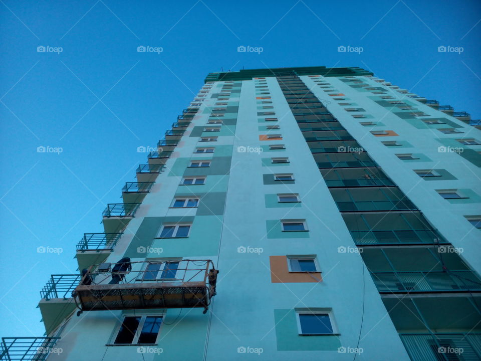 Architecture, City, No Person, Business, Sky