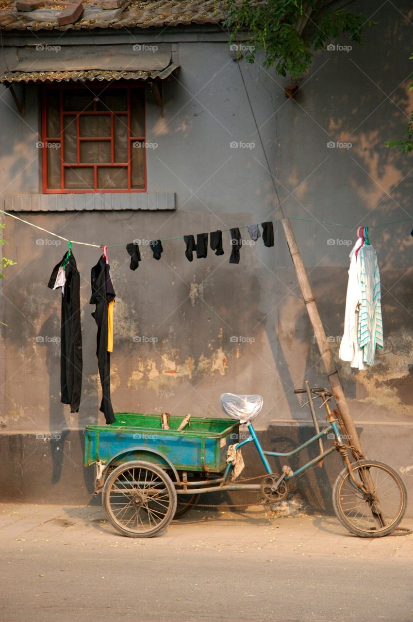 Clothesline and Cart