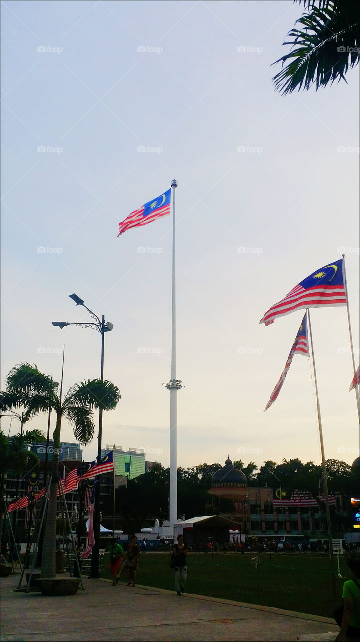 Union flag was lowered to raise Malaysian flag back in 1957