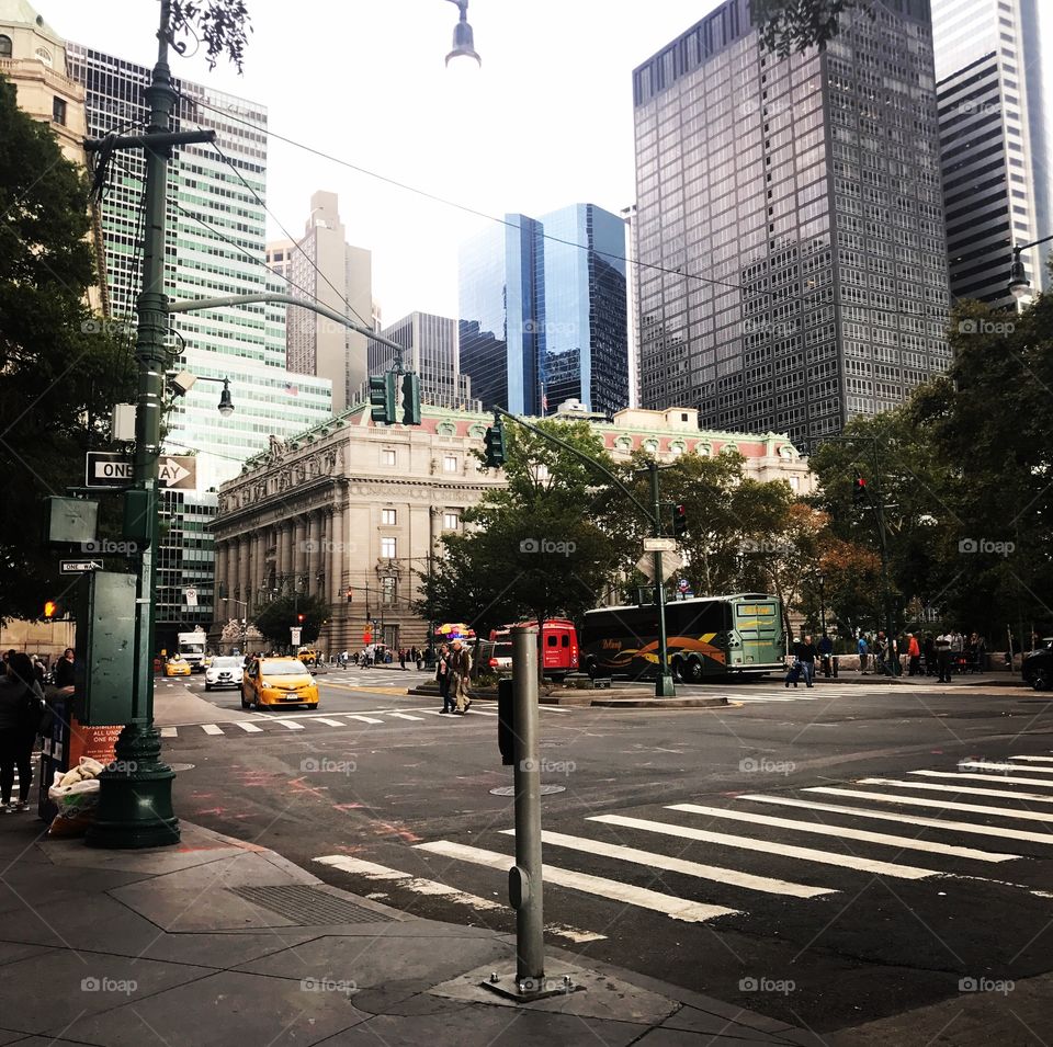 Street corner in NYC