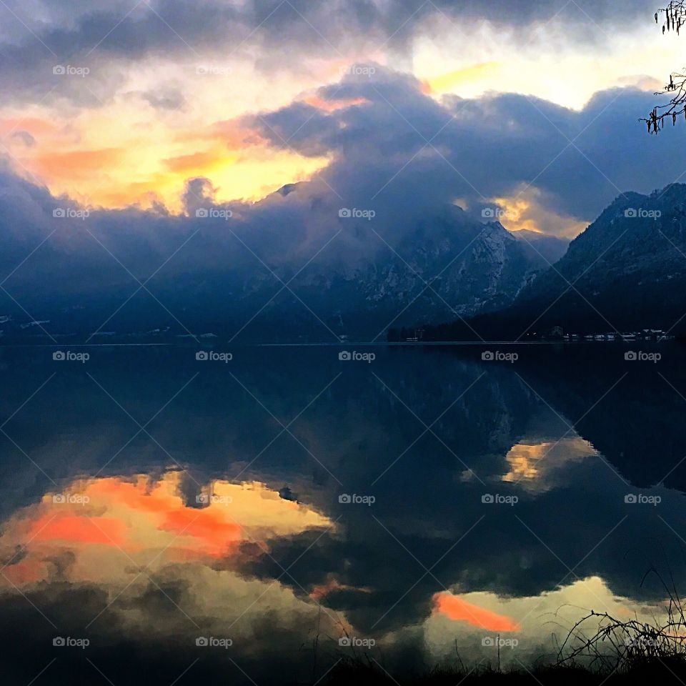 reflection Attersee 