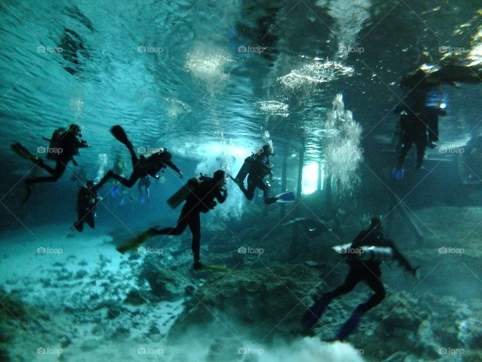 Cenote diving