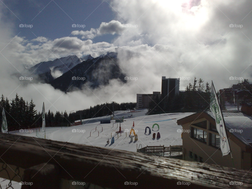 skiing ski high altitude by jamethyst