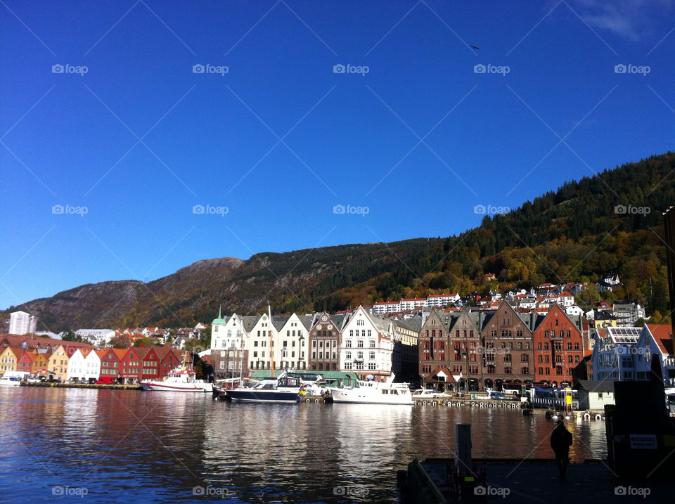 norway sky blue sunny by mortenwien