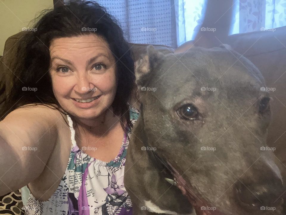 Selfie of Mookie and me