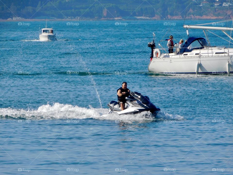 Summer day in Dartmouth, perfect for messing about on the water