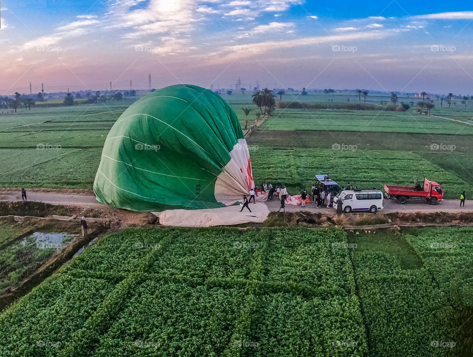 Balloon time in the nice field view