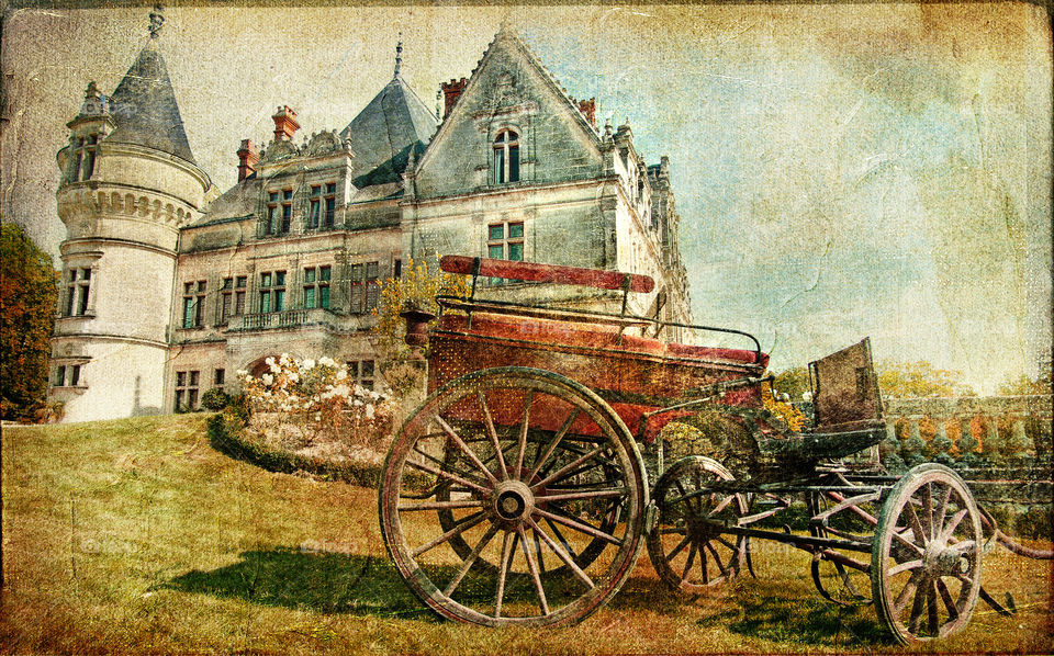 Old, Carriage, Travel, No Person, Vintage