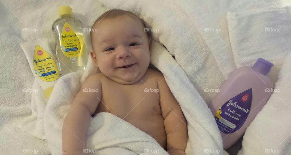 Baby with model release