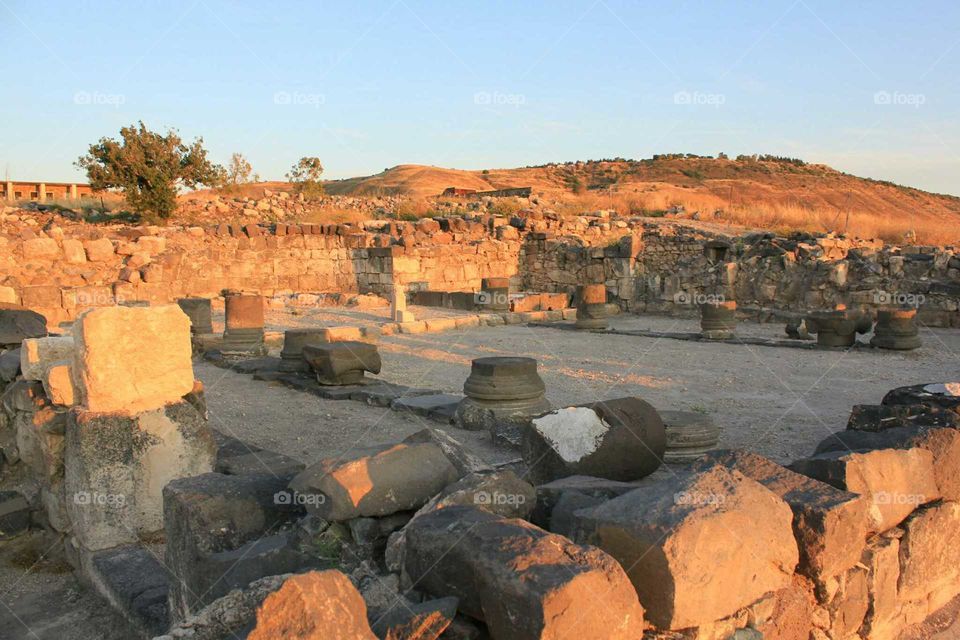 Ruins of Suscita. Galilee.