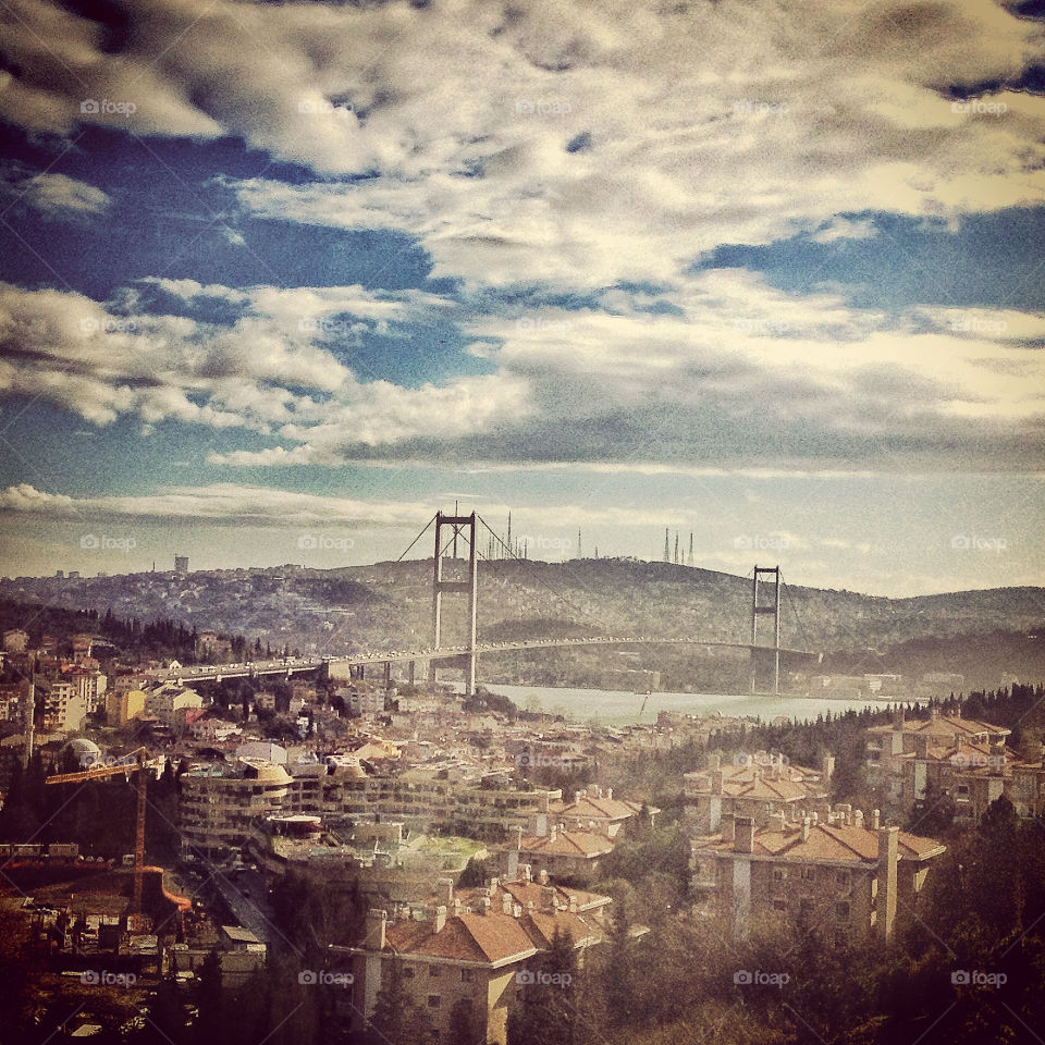 Bosphorus bridge of Istanbul