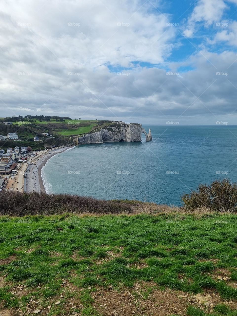 Cliffs beach Étretat - Normandy