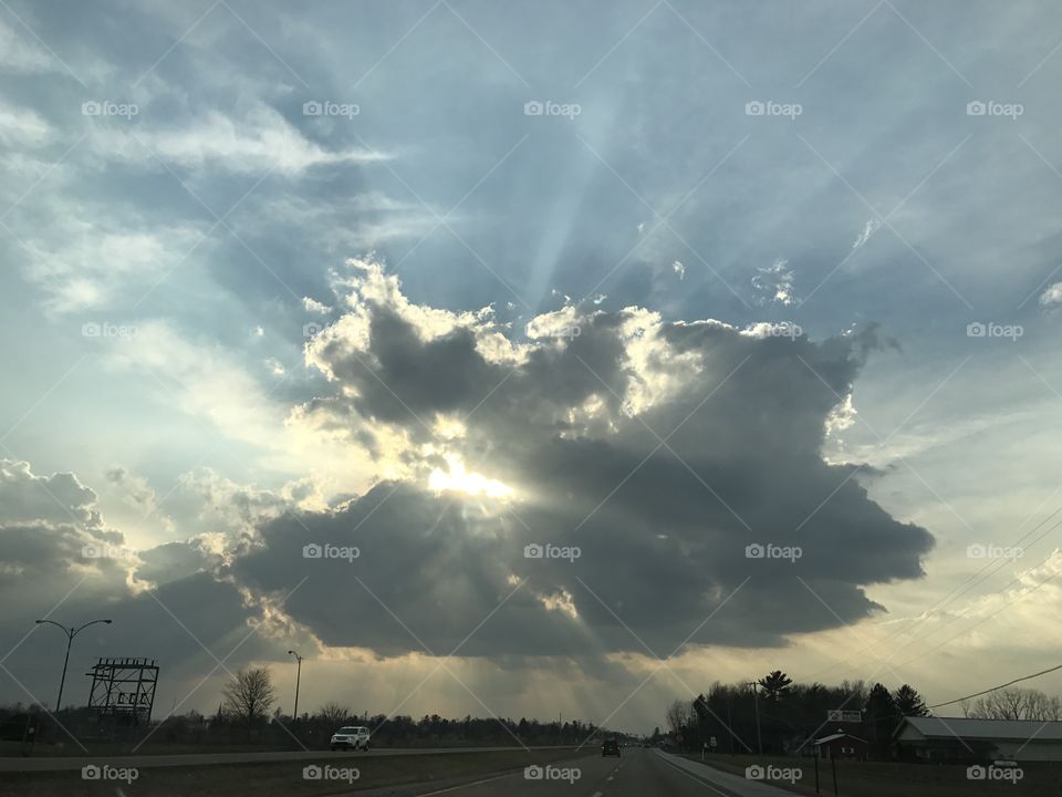 Light rays & Clouds... 