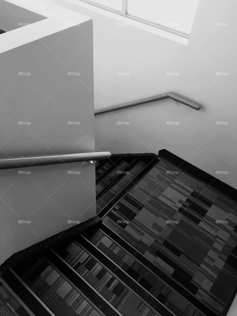 Black and white staircase! 