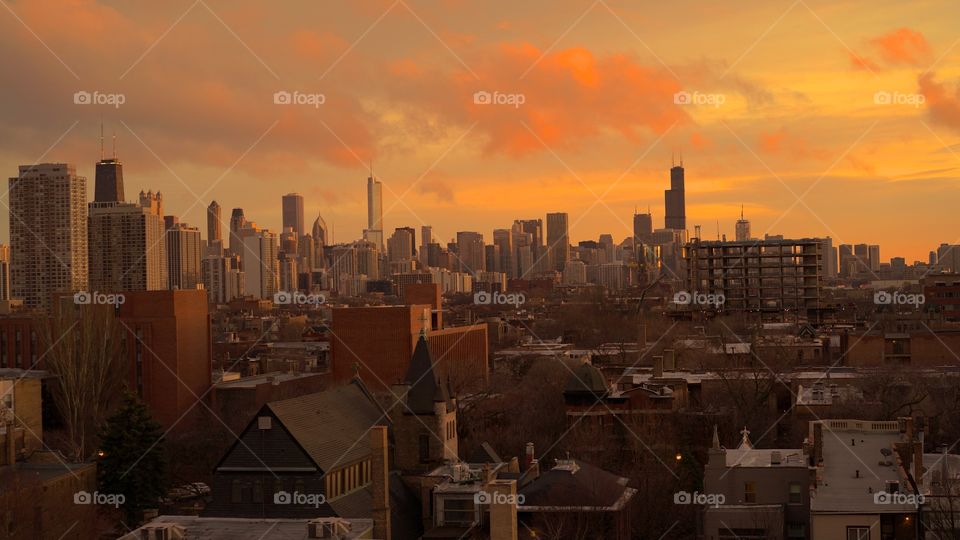Chicago from my old Apt roof