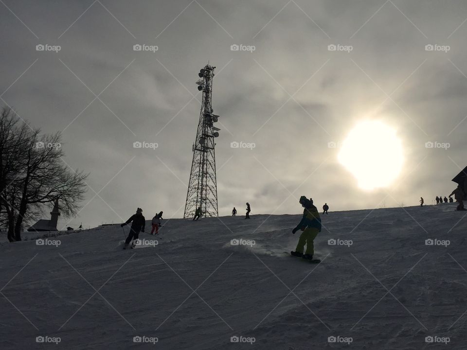 Skiing