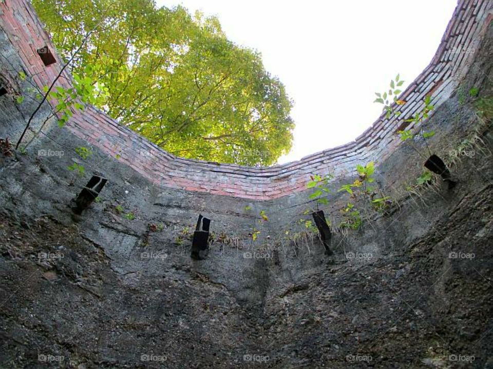 inside the limestone kiln