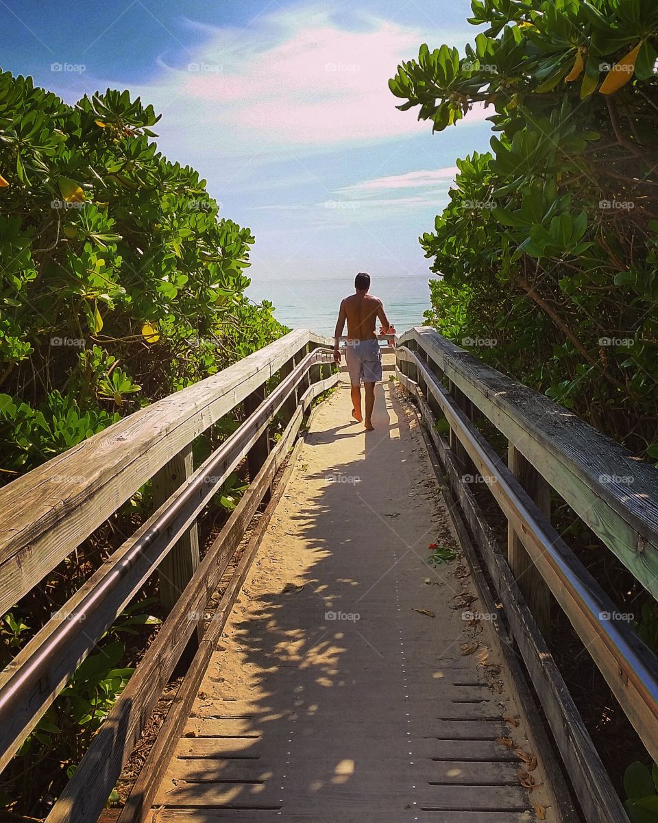 Going to the beach