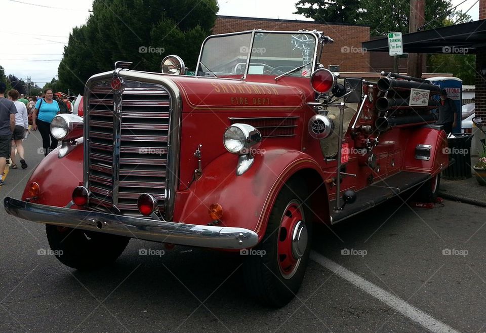 Fire Engine Greenwood Car Show