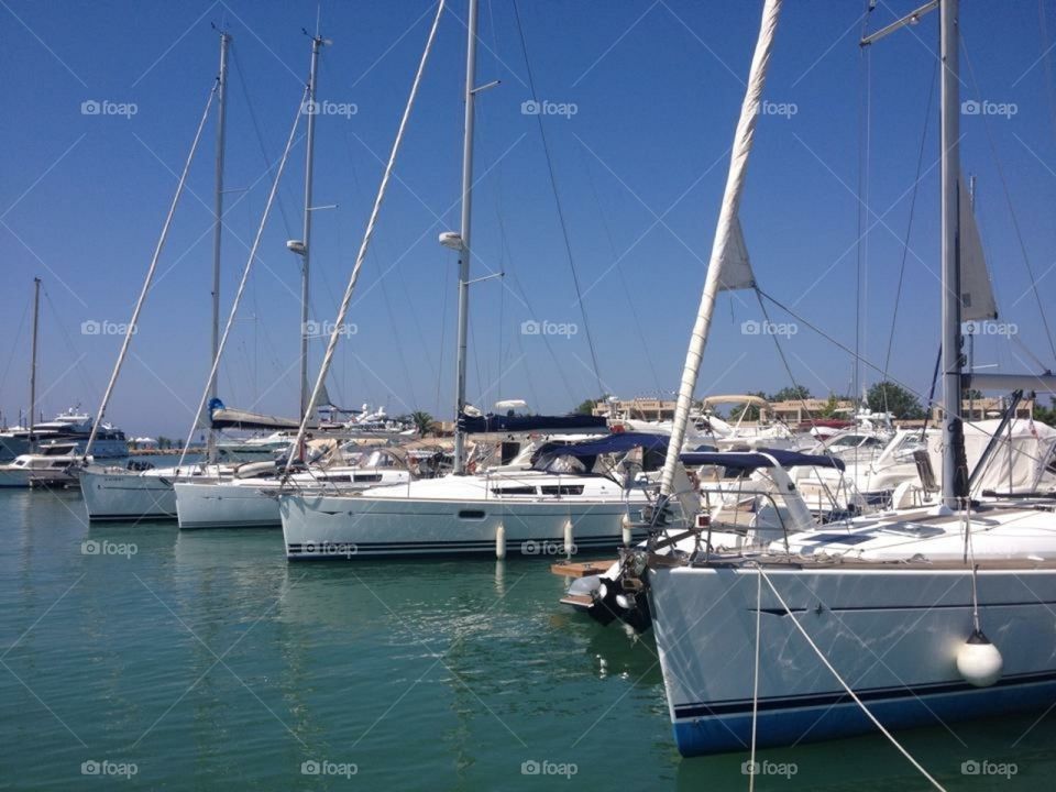 Halkidiki, Greece. Would love to own a boat.