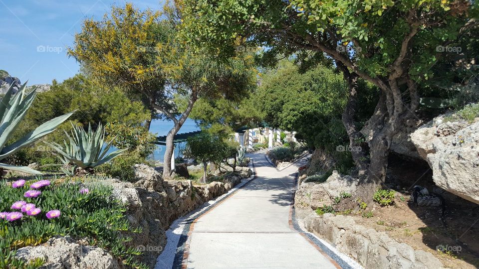 Garden Park in Kallithea Springs - Rhodos GREECE