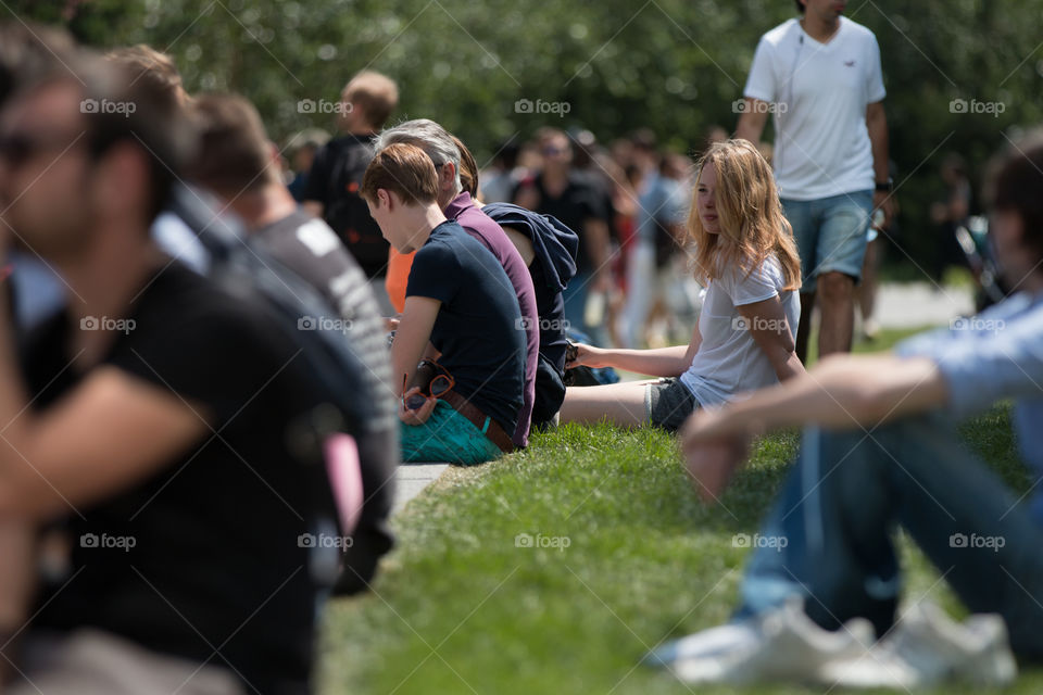 Woman, People, Adult, Man, Outdoors