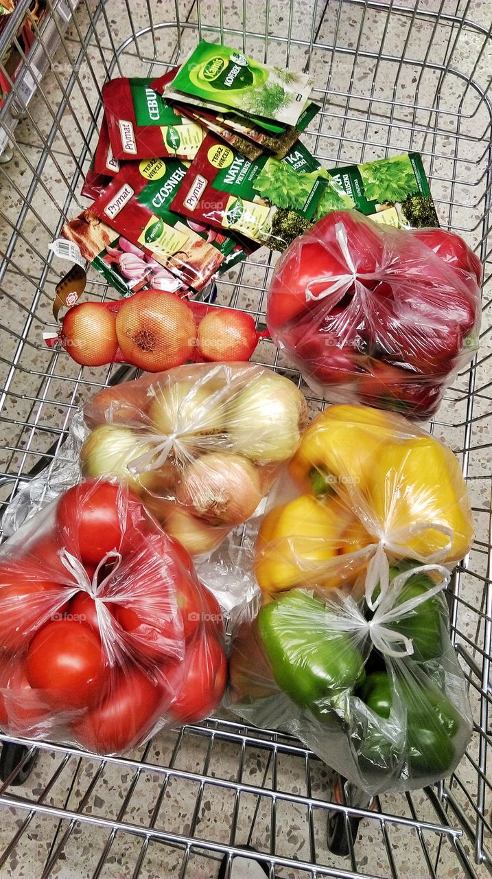 Shopping basket. Shopping basket