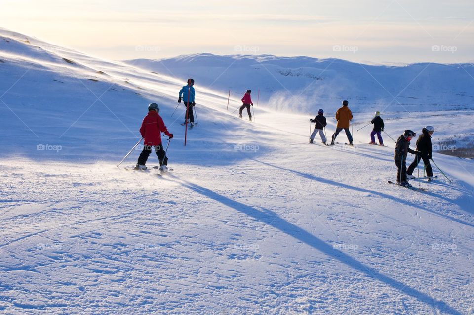 Skiing in Åre, Sweden
