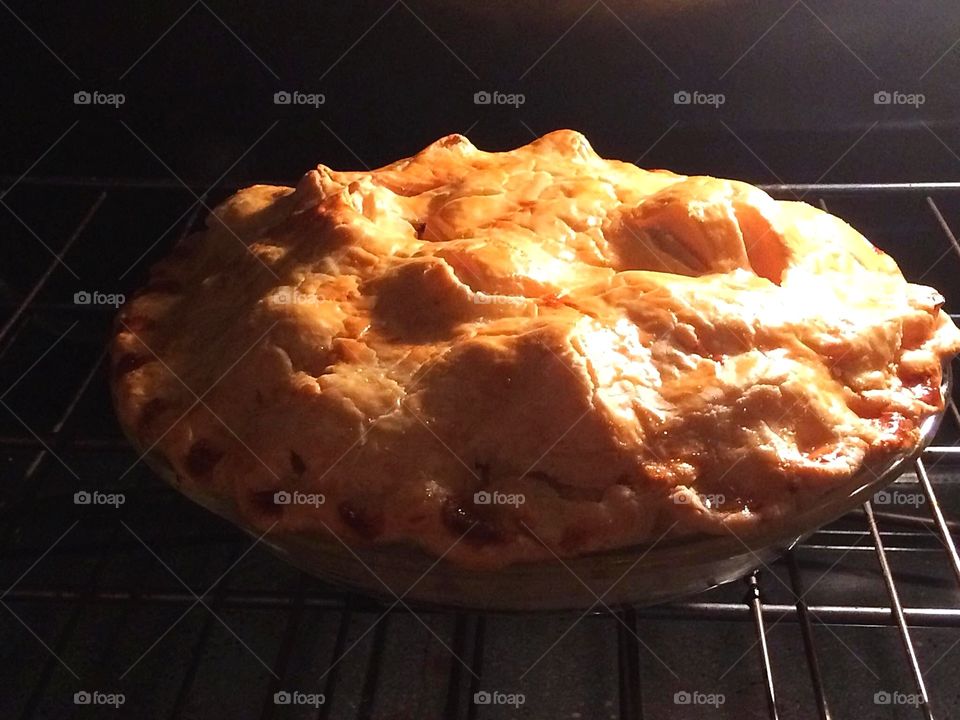 Hot apple pie