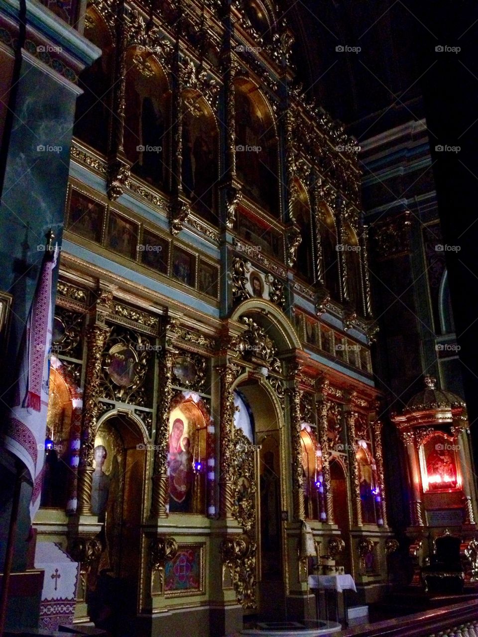 Altar in an Archcathedral  Church