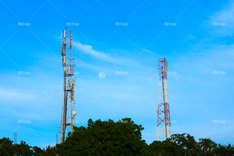 Telephone tower on sri lanka