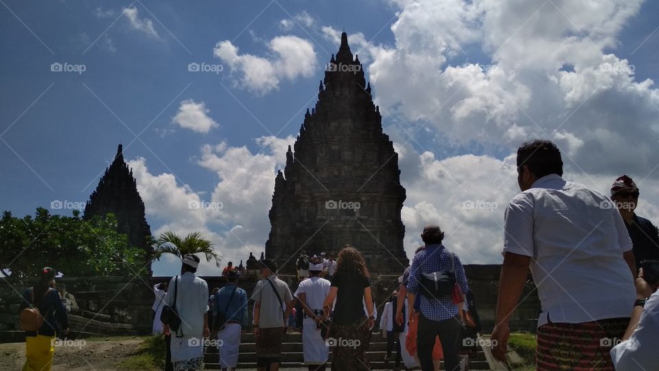 Prambanan temple.