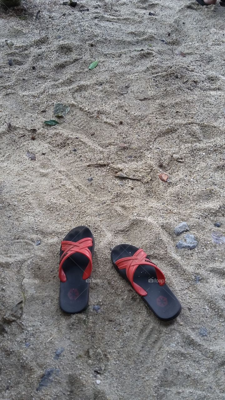 Beach, Sand, Foot, Seashore, No Person