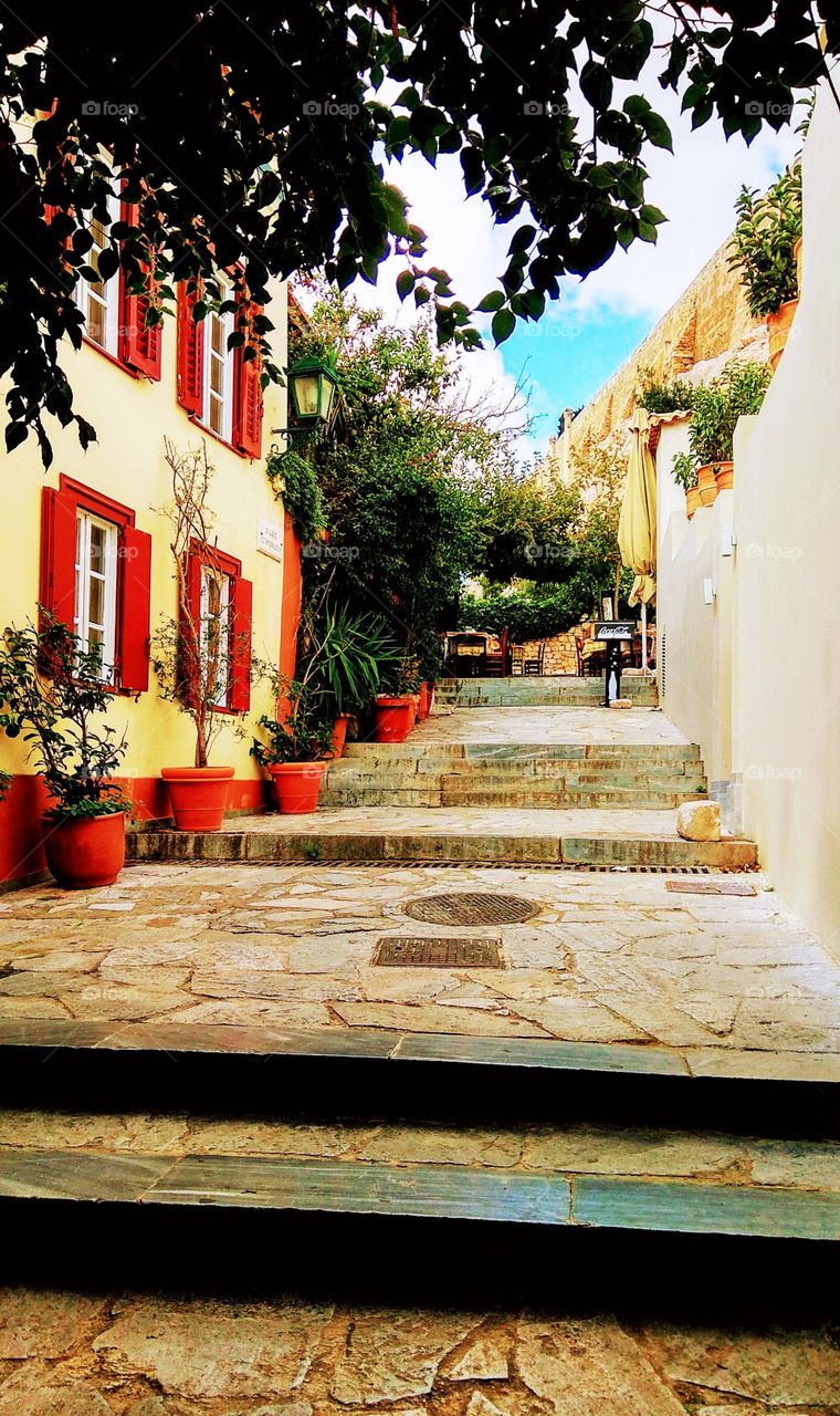 Athens plaka old town