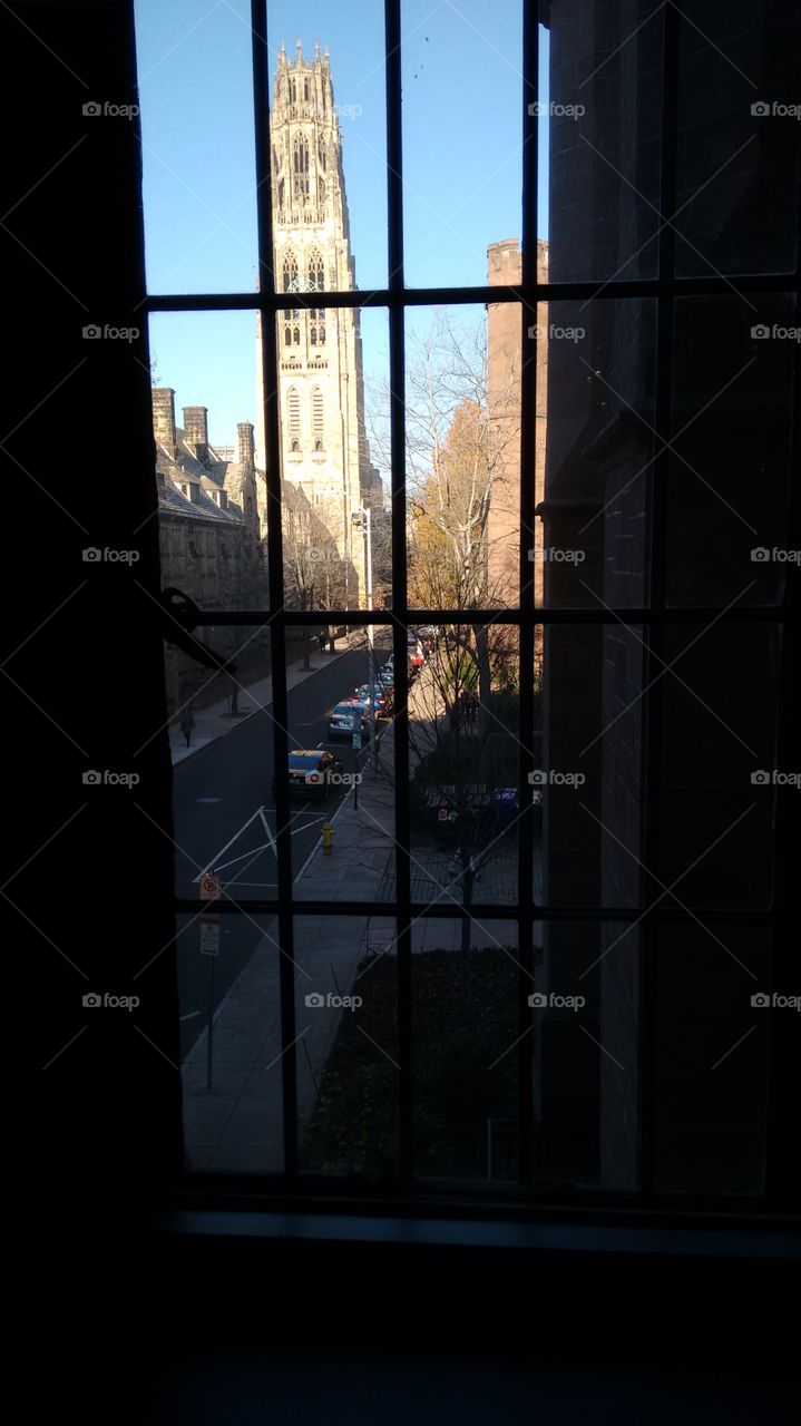 View from Yale Art Gallery - Harkness Tower