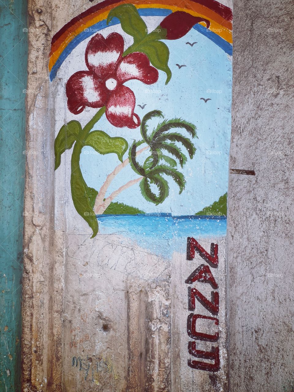 graffiti on streets of Havana, Cuba