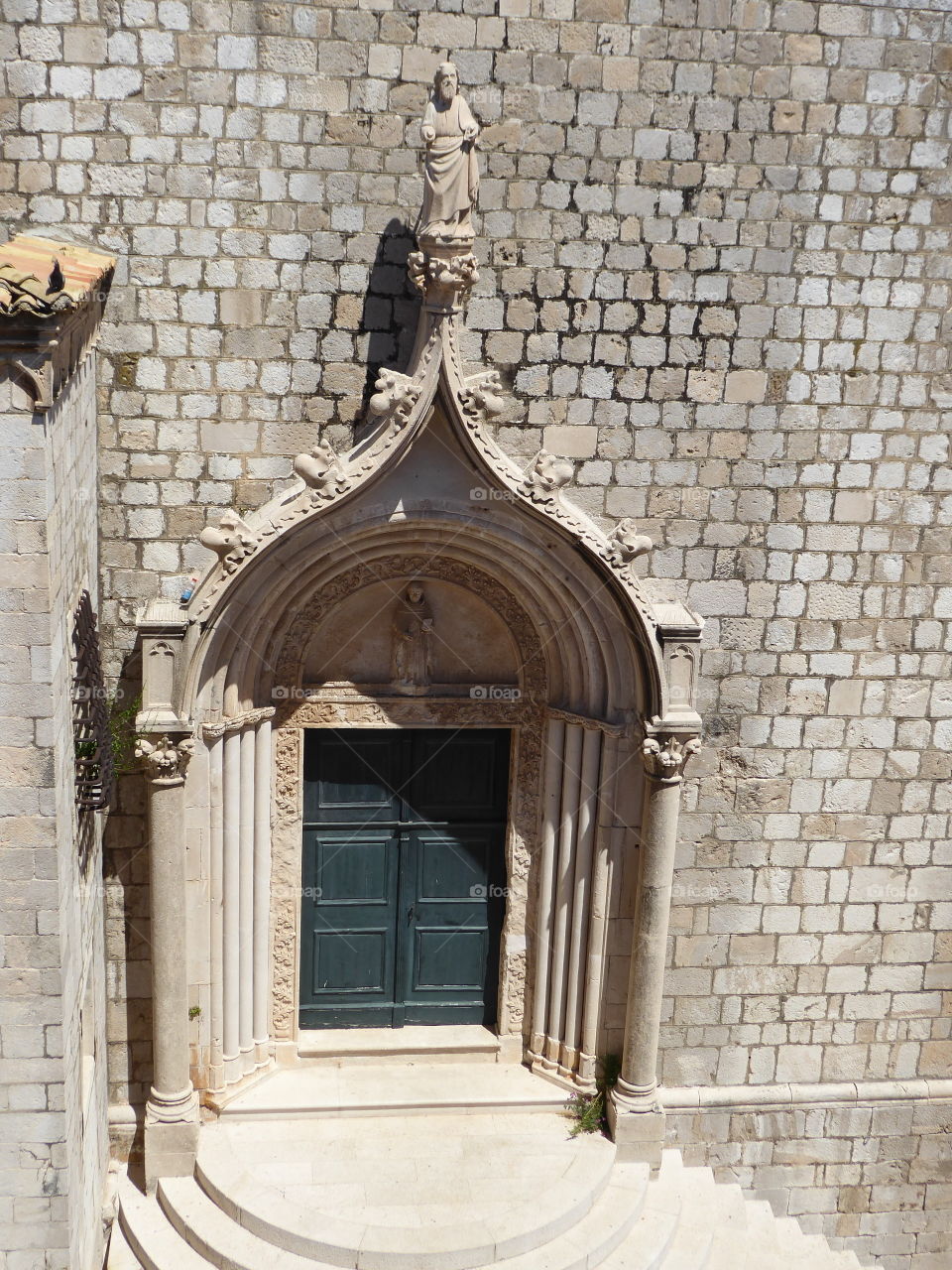 church door in Dubrovnik