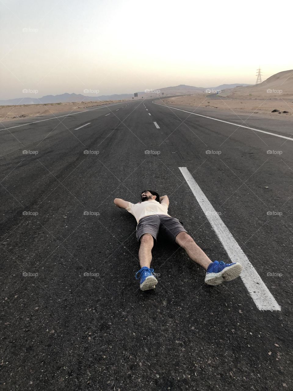 Fell on the road
