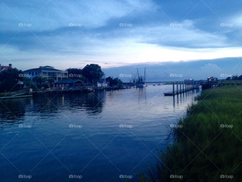 Shem Creek at Dusk