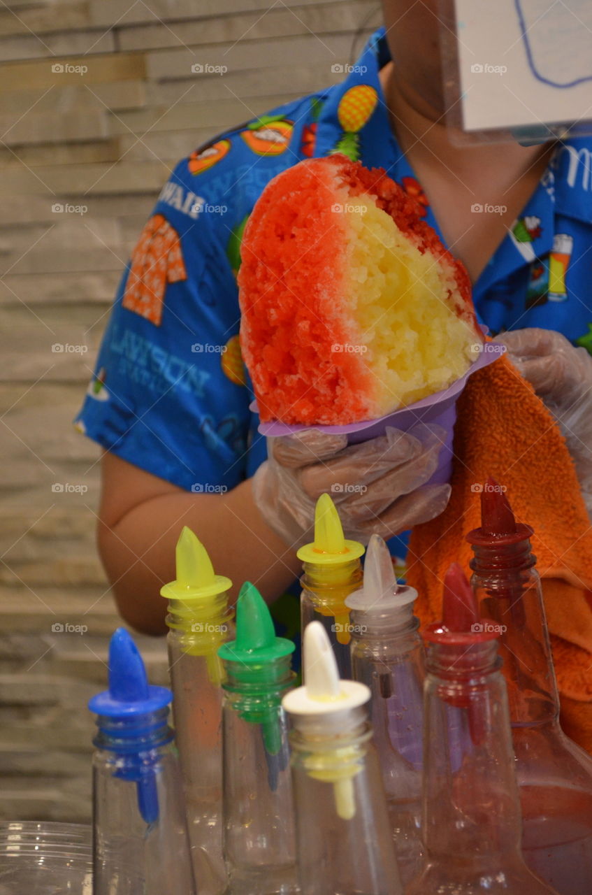 Hawaiian shaved ice