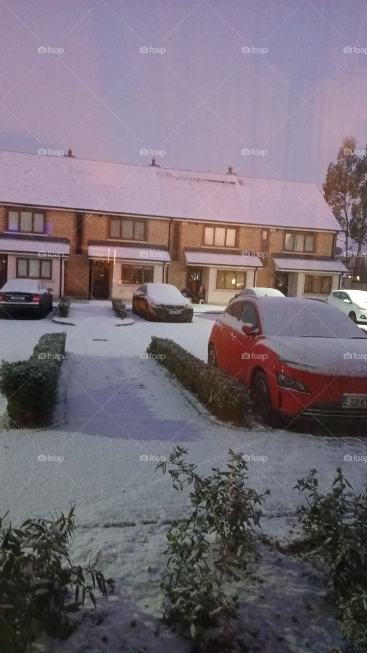 snow in ireland