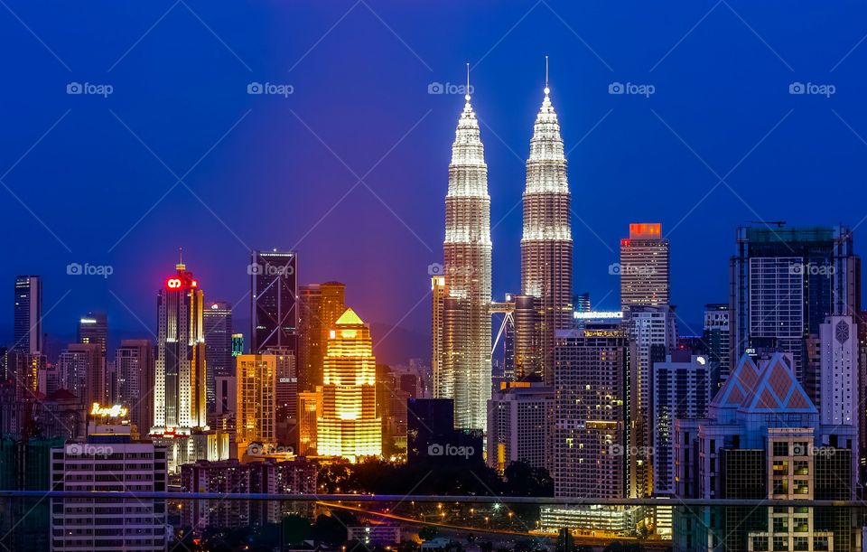 Kuala Lumpur at night