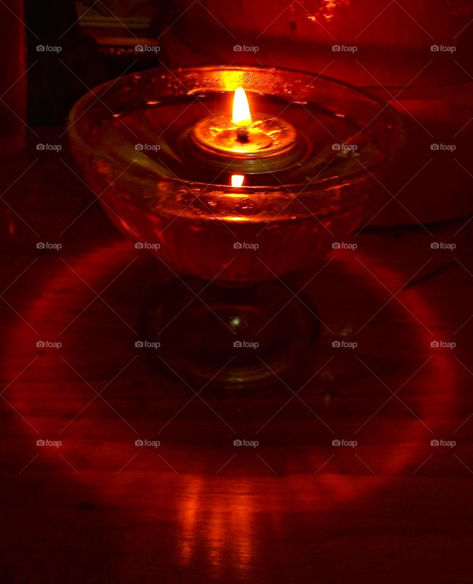 small light in the dark