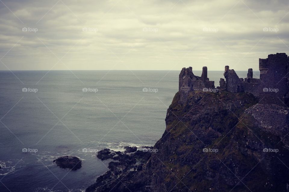 Dunluce castle. Ireland 